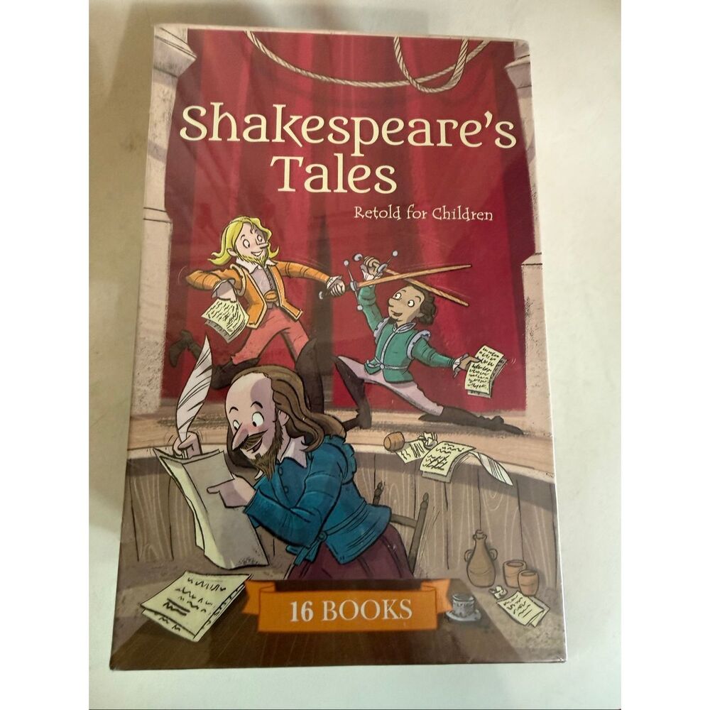 Shakespeare's Tales Retold for Children: 16-Book Box Set Paperbacks NWOT